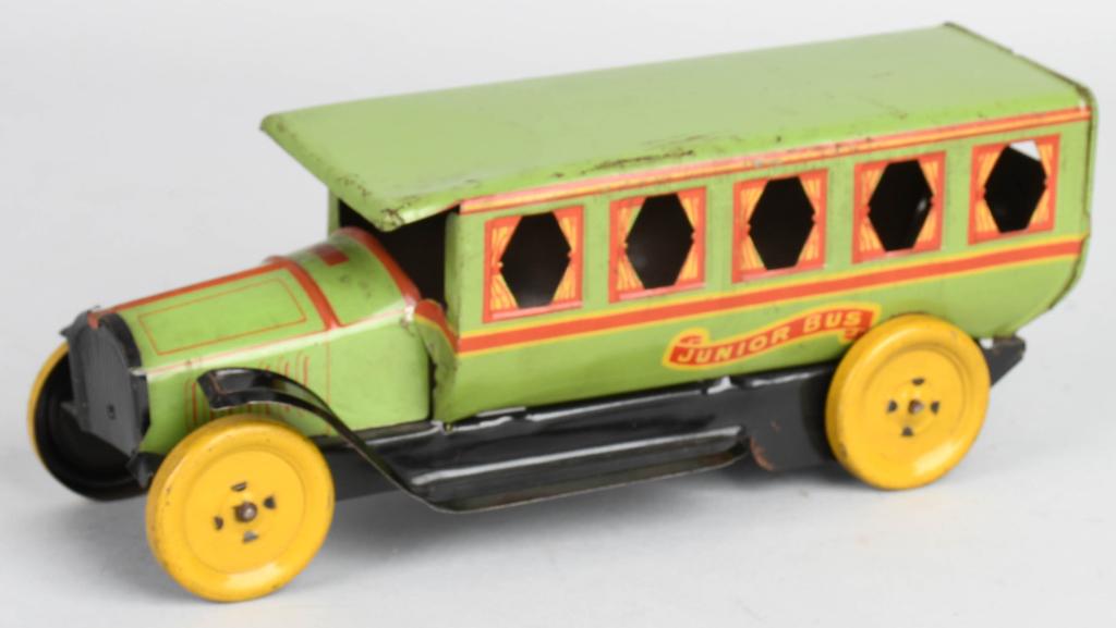 CHEIN TIN JUNIOR BUS: All original with nice colors. 9" Excellent