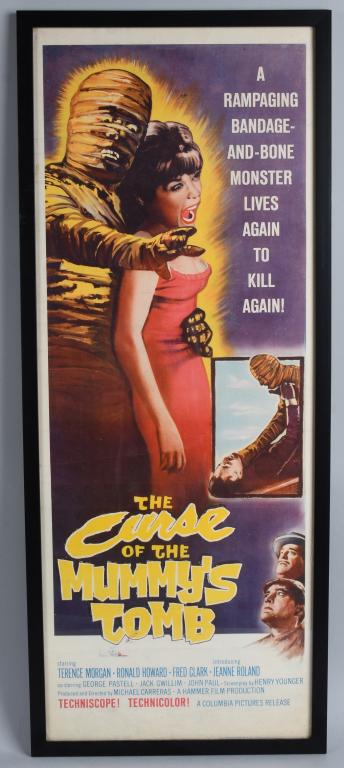 1964 CURSE OF THE MUMMY's TOMB MOVIE POSTER (1 of 3)