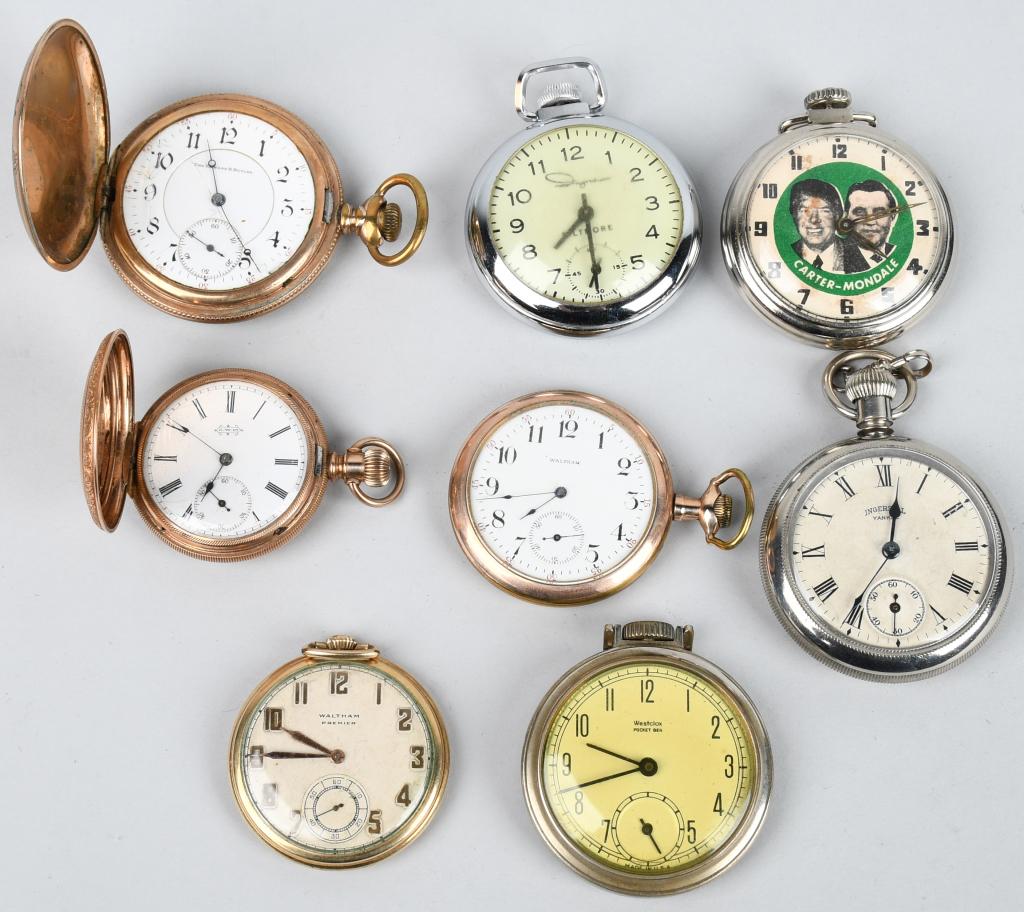 8- VINTAGE POCKET WATCHES (1 of 7)
