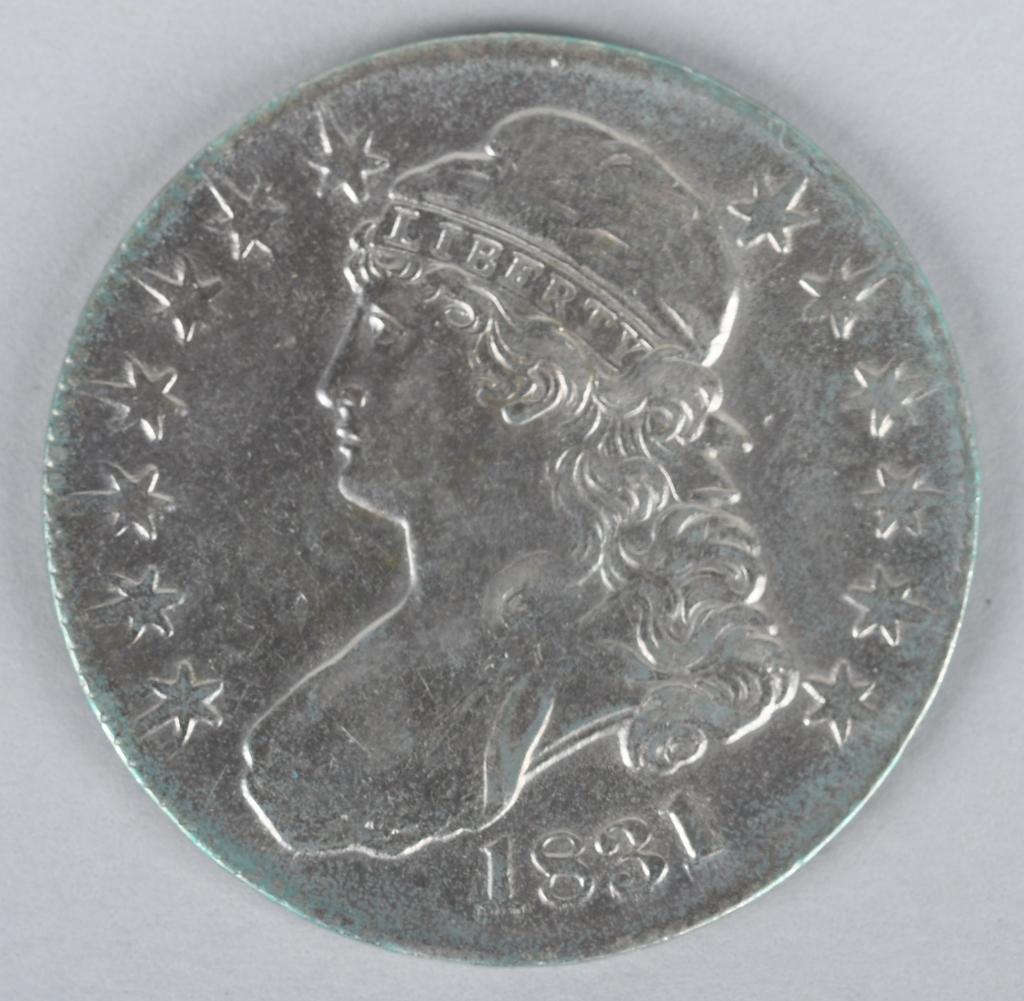 1831 CAPPED BUST HALF DOLLAR HIGHER GRADE (1 of 3)
