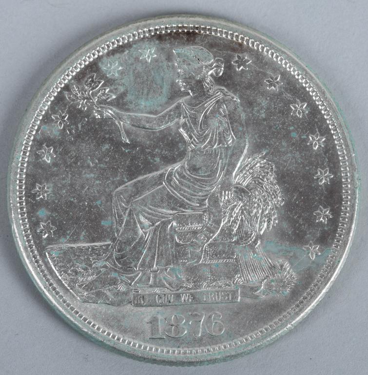 1876-S U.S. 90% SILVER TRADE DOLLAR (1 of 2)