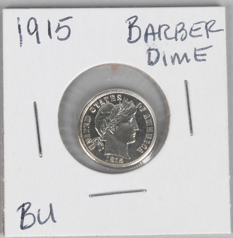 1915 BARBR DIME BU (1 of 3)