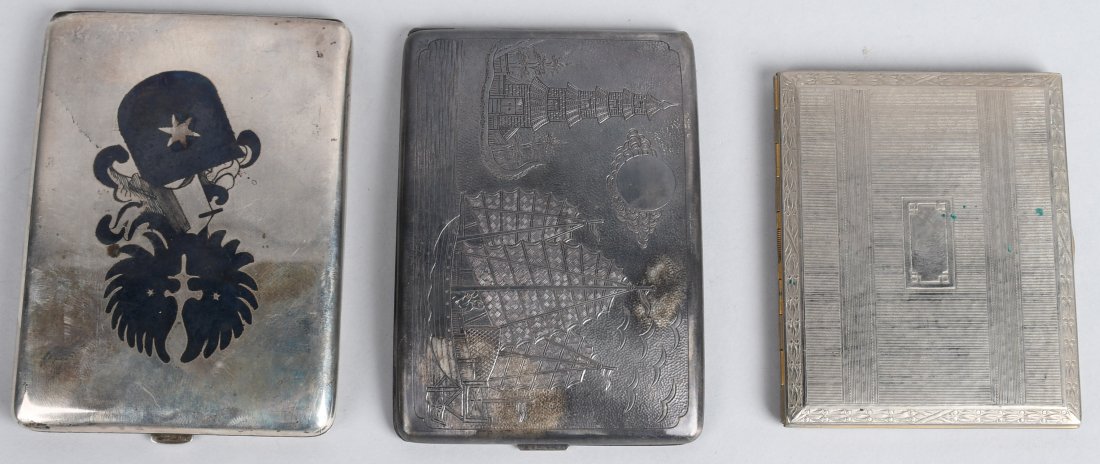 3- VINTAGE CIGARETTE CASES (1 of 10)