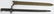 WWII US M1 GARAND BAYONET 16" UFH DATED 1942
