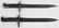 2 WWII US M1 GARAND BAYONETS IN NEW SCABBARDS - 2