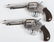 FANTASTIC PAIR SILVER PLATED LONDON 1878 COLT 'S - 4