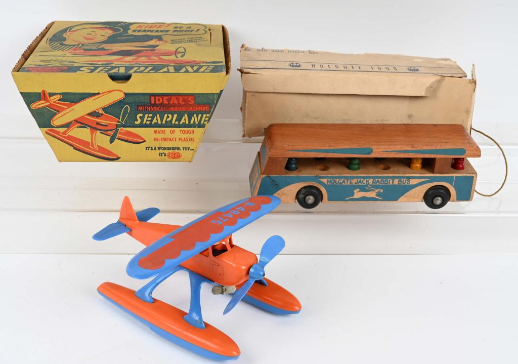 IDEAL SEAPLANE & HOLGATE BUS: Both original with boxes. As-Is