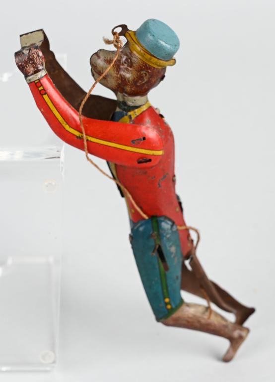 DITSLER TIN CLIMBING MONKEY: All original with nice colors. 7" Excellent