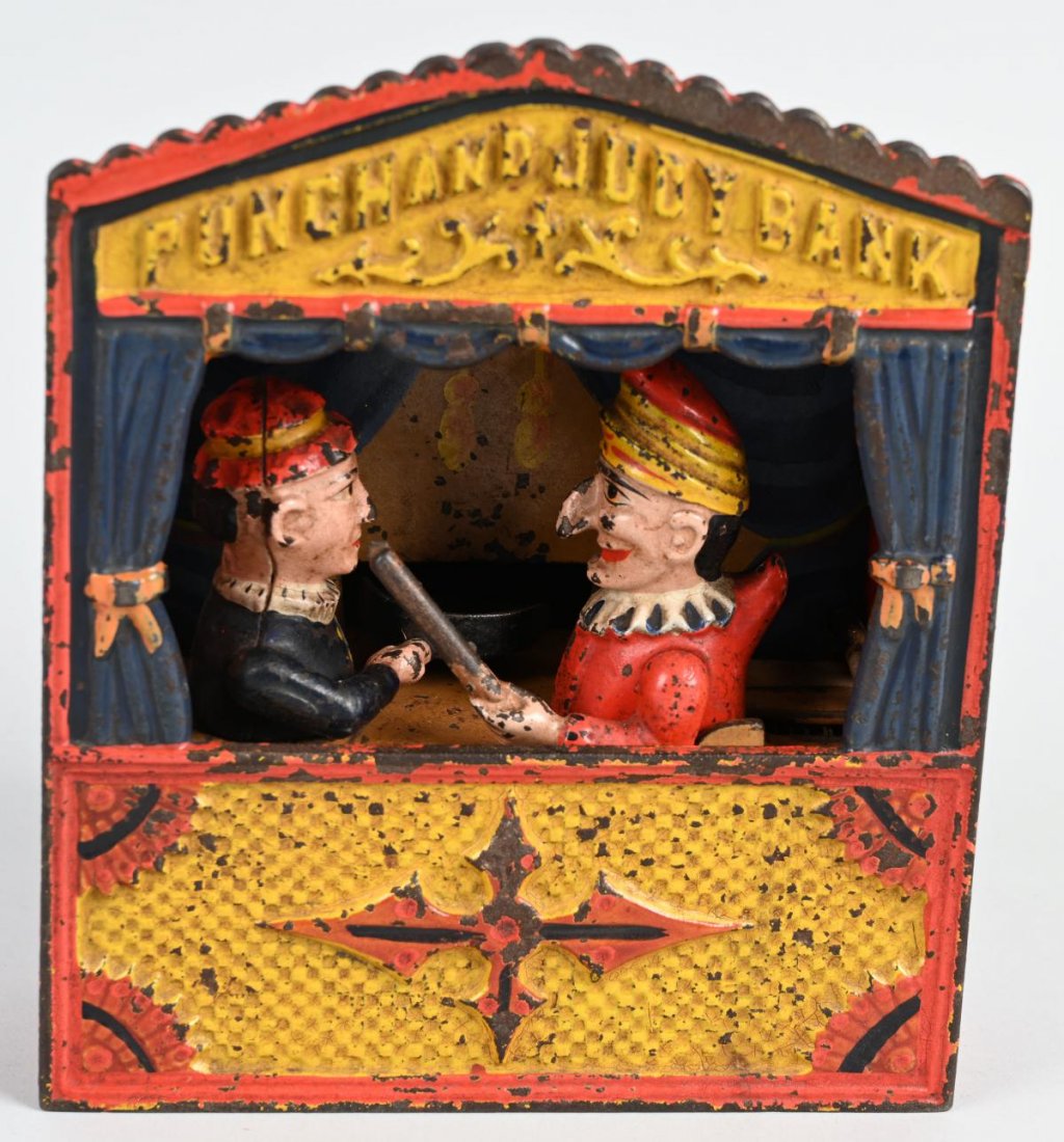 SHEPARD PUNCH AND JUDY MECHANICAL BANK Barnebys