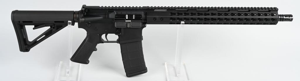 ANDERSON MFG. MODEL AM-15 RIFLE: SERIAL 15261209. BARREL 16". CALIBER 5.56. What really makes Anderson’s guns exceptional is their proprietary RF85 treatment. This award-winning process promises 23% faster action, firing with 85% l
