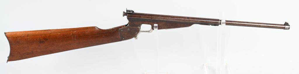 HAMILTON .22 BOYS RIFLE: NSN. BARREL 16.5". CALIBER ,.22 RIMFIRE. Produced from 1901 to 1910, Chambered for .22 Short, with 8" brass lined barrel. Walnut stock. Design was an under lever single-shot, with loading port under b