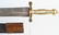 19th CENT. ARTILLERY SHORT SWORD w/ SCABBARD - 6