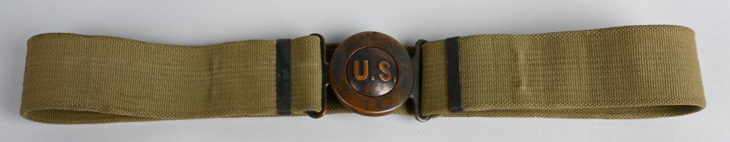 PRE WW1 EAGLE SNAP OFFICER GARRISON M1910 BELT: WWI Officer's Eagle Snap Adjustable Belt. This is a M1910 Garrison Officers Belt Manufactured by Mills. An Intermediate Belt that Served for Such Duties as Pay Officer, Officer of the Guard and Other
