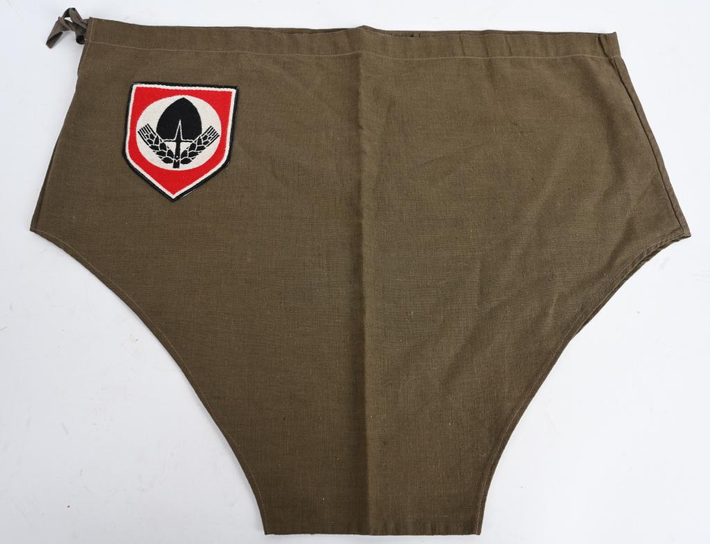 WWII NAZI GERMAN RAD SPORTS SHORTS MINT WW2: WII Nazi German RAD Labor Korps Athletic Gym Sports Shorts. Has the RAD shovel with wheat stock BeVo made insignia sewn on the front. The inside is marked ‘838 RADBA. MA ESCHER, STEINER & Co. ZSCHOR