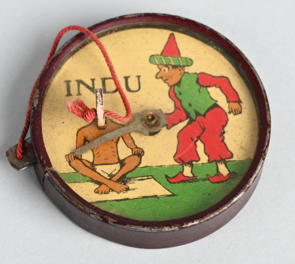 LEHMANN No. 824 INDU: Unusual early Lehmann toy. Complete with nice color. 2" Excellent