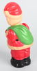 JAPAN WINDUP CELLULOID SANTA CLAUS w/ BOX - 3