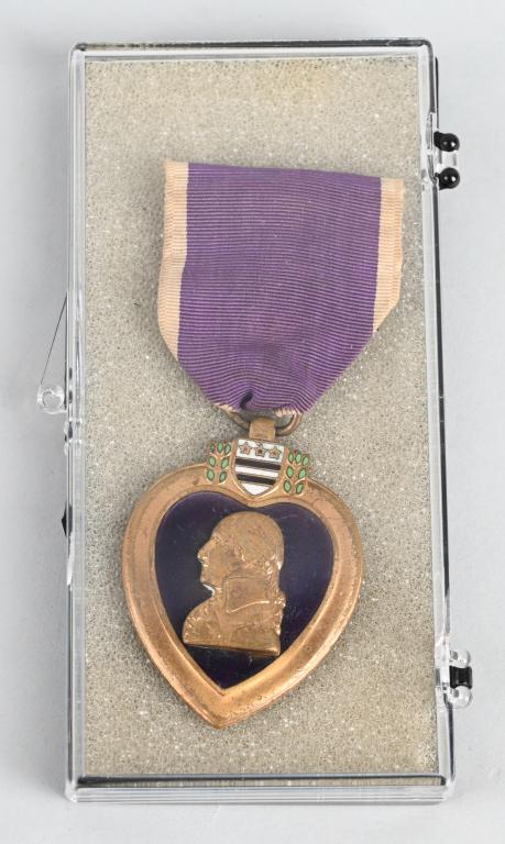 WW1 NAMED 42ND DIVISION PURPLE HEART 117th SAN TRN: WW1 US Army, 42nd Division named Purple Heart to Pvt. Charley L. Church of the 167th Ambulance Co. 117th Sanitary Train and was wounded in action on 14th of March, 1918. The Purple Heart is numbered 5