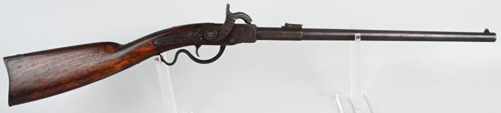 FINE GWYN & CAMPBELL CIVIL WAR CARBINE: Serial #2723. Barrel length 20". Caliber .52. Made from 1863-1864. This carbine saw extensive use during the war with the Union Cavalry of Tennessee, Ohio, Missouri, Wisconsin, Iowa, Illinois, Arkansa