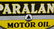 Paraland Motor Oil w/logo Porcelain Sign - 2