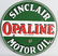 Sinclair Opaline Motor Oil Porcelain Sign
