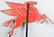 (Mobil) Pegasus Weather Vane Porcelain Sign - 2