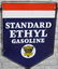Standard Ethyl Gasoline w/logo Porcelain Sign