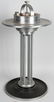 Pullman Car Railroad Chrome Ashtray Stand - 4