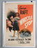 1946 WHISTLE STOP MOVIE POSTER