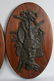 2- VICTORIAN Cast Brass DEAD GAME PLAQUES - 2