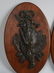 2- VICTORIAN Cast Brass DEAD GAME PLAQUES - 3