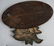 2- VICTORIAN Cast Brass DEAD GAME PLAQUES - 4