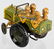 MARX 1930's Tin Windup TOY JUMPIN JEEP w/ BOX - 2