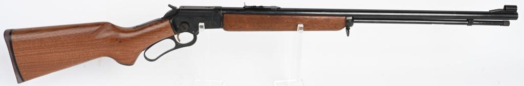 MARLIN MODEL 39A .22 RIMFIRE LEVER ACTION RIFLE: SERIAL NUMBER Z11082, BARREL 24", CALIBER 22, S-L-LR, MANUFACTURED 1964. Considered to be the most accurate lever action rimfire rifle ever produced. The Marlin Model 39-A with 24 inch round Micro-Gro