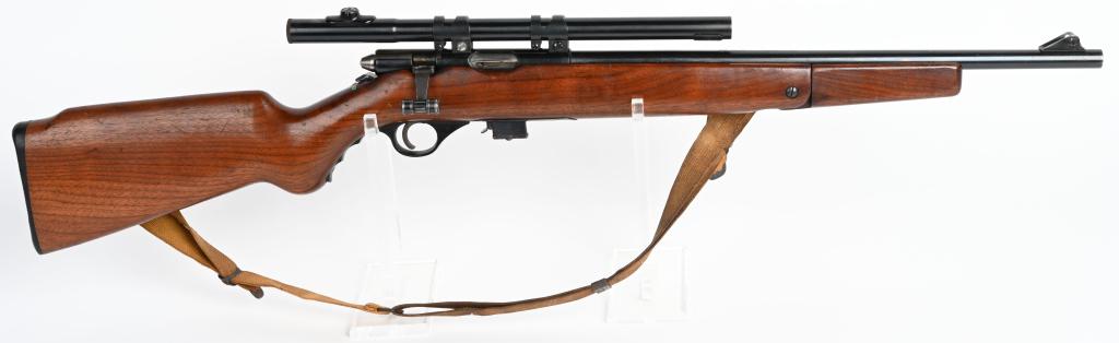 FINE MOSSBERG MODEL 142-A BOLT ACTION .22 RIFLE: SERIAL NSN. BARREL 18". CALIBER .22 RIMFIRE (ALL) made by O.F. MOSSBERG & SONS, of NEW HAVEN, CONN., 1949-1954 chambered for the .22 rimfire, same action type as the Mossberg model 10 sporting rifle W