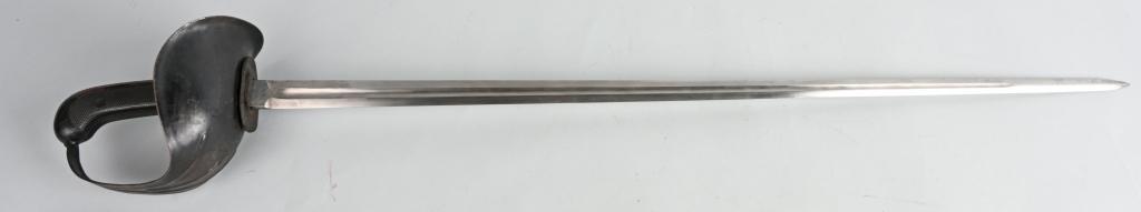 U.S. MODEL 1913 CAVALRY SABER PATTON SWORD 1918 SA: This sword is a Model 1913 cavalry sword commonly referred to as the “Patton Saber.” The sword was designed for the U.S. Army by Second Lieutenant (later General) George S. Patton Jr. in 1913. It