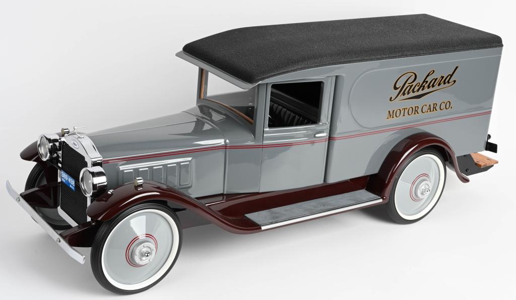 KING K SPECIAL PACKARD DELIVERY TRUCK: King K Special Packard Delivery Truck. Very highly detailed inside and out. Bottom has King K Logo and signed Ken & Ed Kovach 2-9-2012. 36"