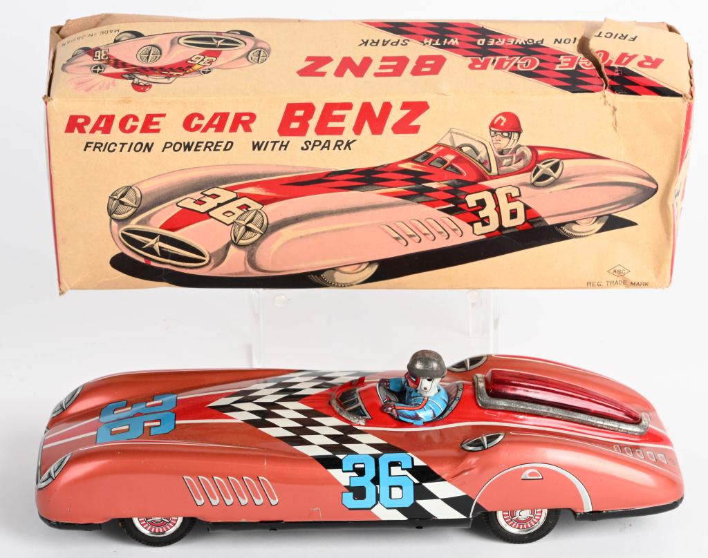 Japan Tin Friction Mercedes Benz Race Car W Box Oct 17 2020 Milestone Auctions In Oh