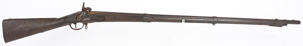 RELIC NEW HAVEN STAMPED CONVERSION FLINT LOCK: Old attic condition, near relic, lock marked New Haven. Has heavy pitted rust at breech. All metal is lightly rusted. Stock is not bad and complete. Great project piece. A