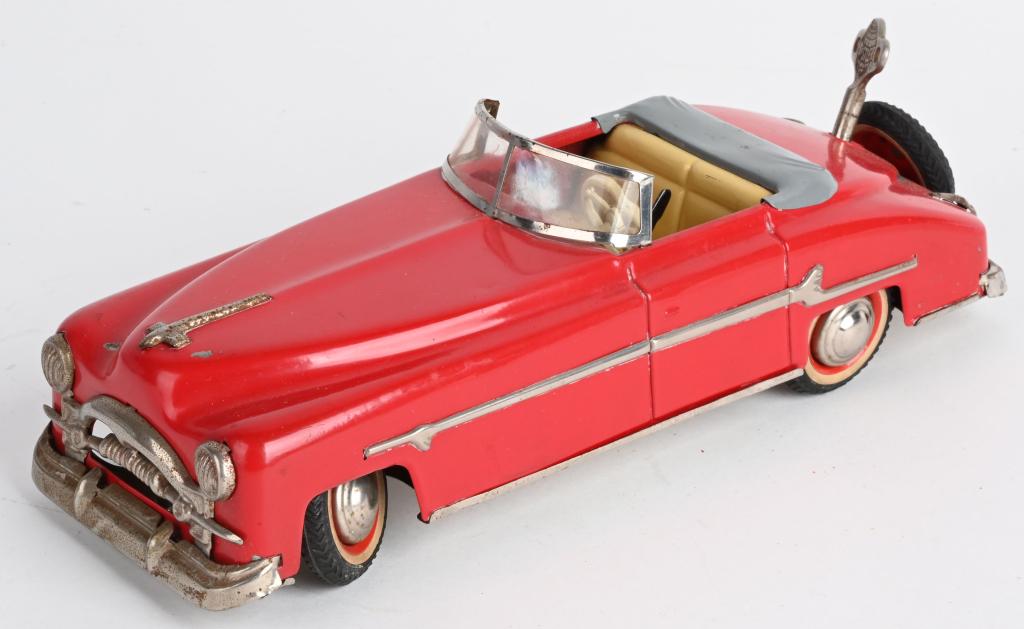 DITSLER TIN WINDUP PACKARD: All original and complete. Works. 10" Excellent