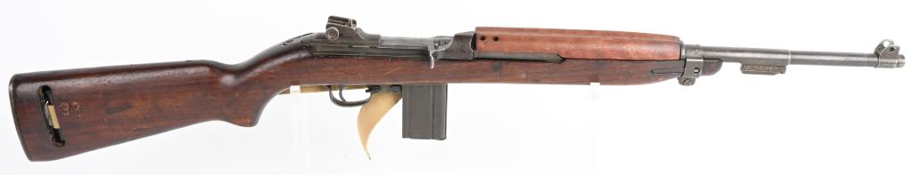 WW2 STANDARD PRODUCTS M1 CARBINE: SERIAL NUMBER 2049801 BARREL 18" CALIBER 30M1 CARBINE PRODUCED 1944. Manufactured for WW2 issue and utilized into the Vietnam conflict. US Gov't Arsenal modified to the type 3 configuration with the a