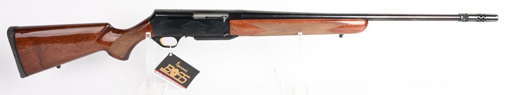 MIB BROWNING BAR II SEMI AUTO 7MM RIFLE: SERIAL 107NV20491. BARREL 22". CALIBER 7MM REM. Browning BAR Mark II Safari chambered in 7MM REM.. This rifle features a high polished blue 22” barrel, gloss walnut stock, scroll engraved receiver a