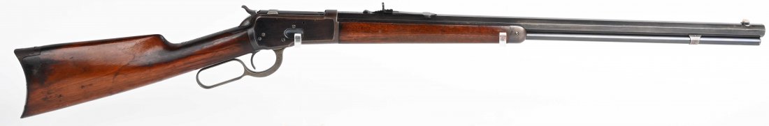 FINE WINCHESTER MODEL 1892 RIFLE: SERIAL 228670. BARREL 24\". CALIBER .25-20 WCF. MADE IN 1903. Lovely standard rifle features full octagon barrel, full magazine, German nickel sight blade, semi buckhorn Winchester rear sight, walnut 