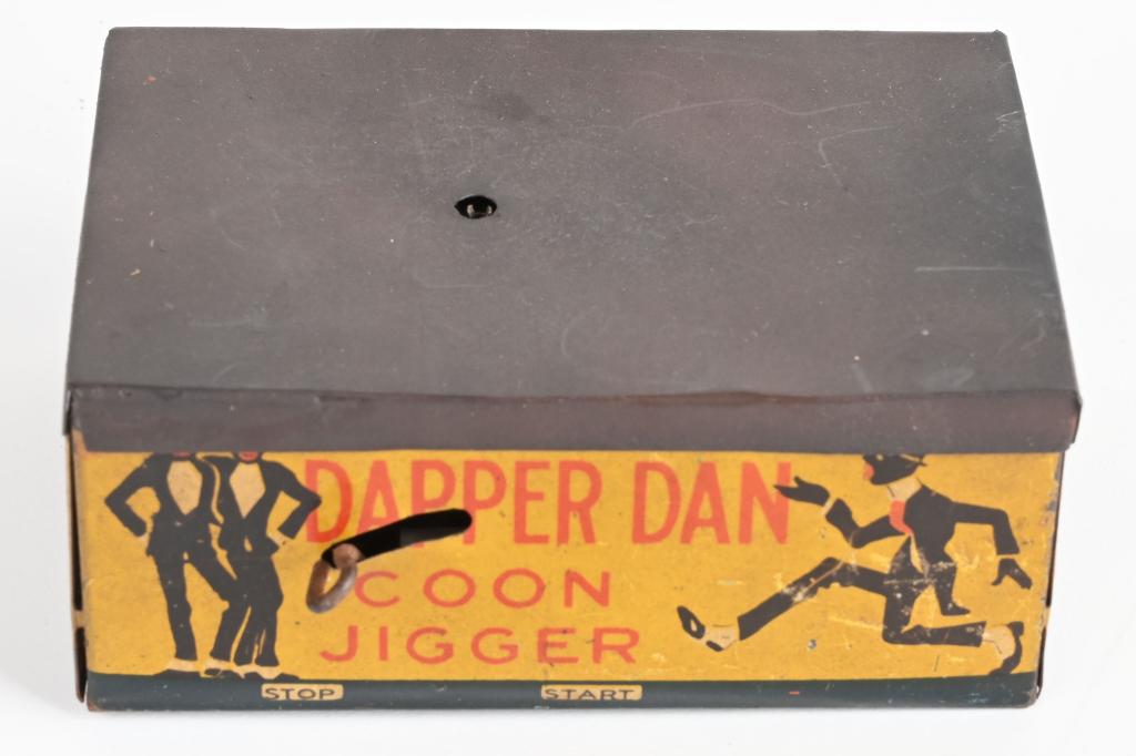 MARX DAPPER DAN BASE: Original base for Marx Dapper Danm Jigger. Not working. 4 3/4" Very Good
