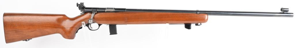 MOSSBERG MODEL 144-LS BOLT ACTION .22 RIFLE: SERIAL NSN. BARREL 25". CALIBER .22 LONG RIFLE. The model 144LS which featured special Lyman front and rear target sights was made from 1954-1960. It is a magazine fed bolt action that features blue f