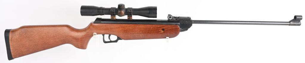 BEEMAN GT600 AIR RIFLE WITH SCOPE: The GT600 is a relatively lightweight rifle and is in the R7 or TF49 category for weight and power. Not quite a youth rifle, but certainly suitable for mid-teens as well as adults. Caliber is .177, ha