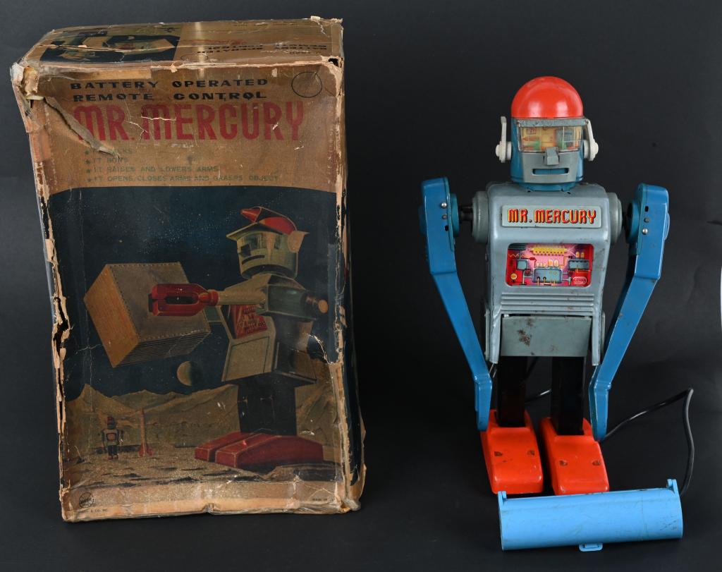 MARX BATTERY OP MR MERCURY w/ BOX (1 of 9)