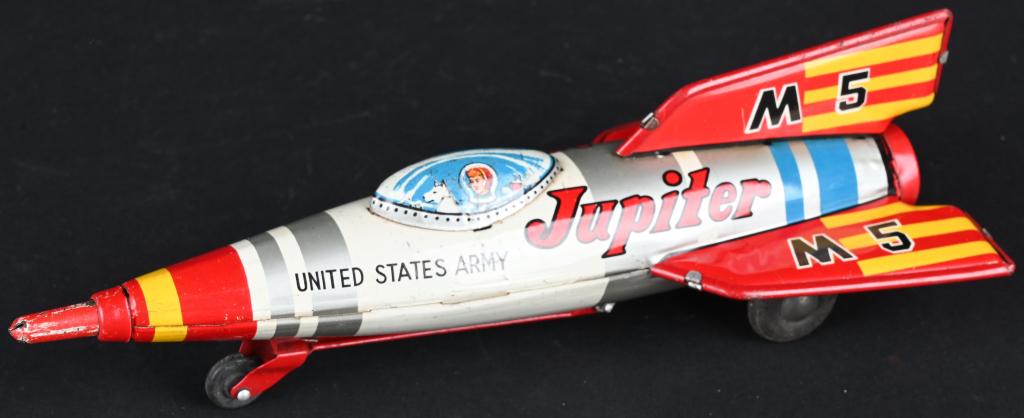 MASUDAYA TIN FRICTION JUPITER ROCKET (1 of 6)