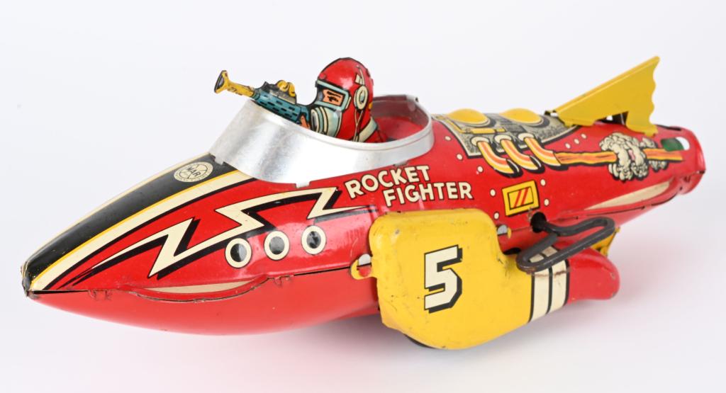 MARX TIN WINDUP #5 ROCKET FIGHTER (1 of 5)
