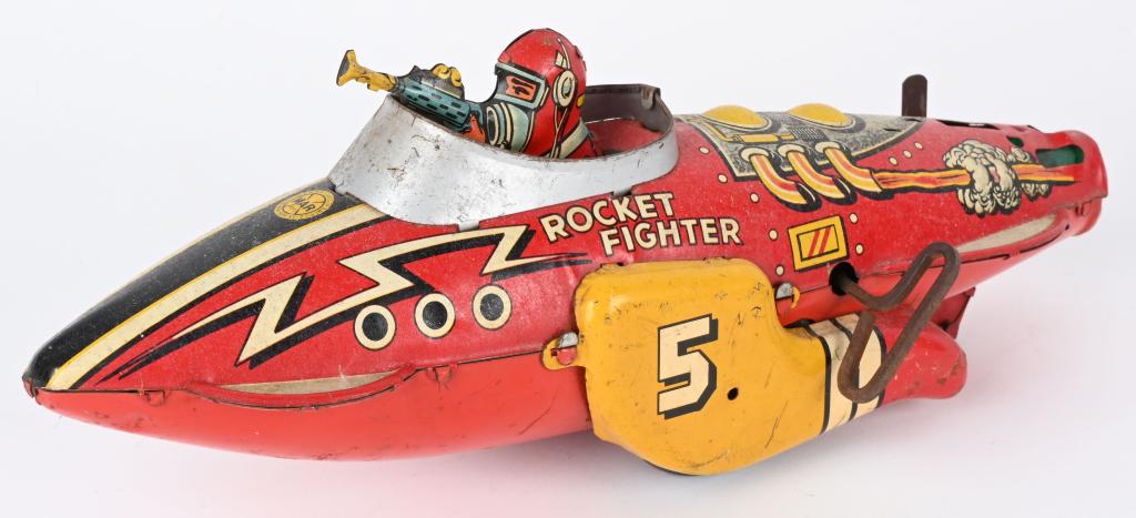 MARX TIN WINDUP #5 ROCKET FIGHTER (1 of 5)