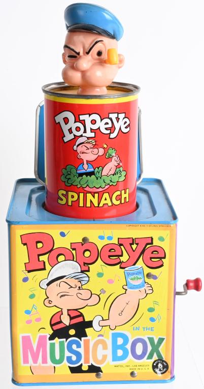 MATTEL POPEYE JACK IN THE BOX (1 of 5)